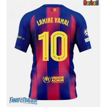 Barcelona Lamine Yamal #10 Tricou Fotbal Replică 2025-26 Barbati Acasa
